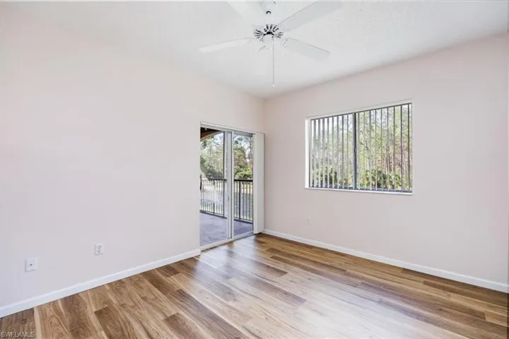 Master Bedroom with Vinyl Wood Flooring