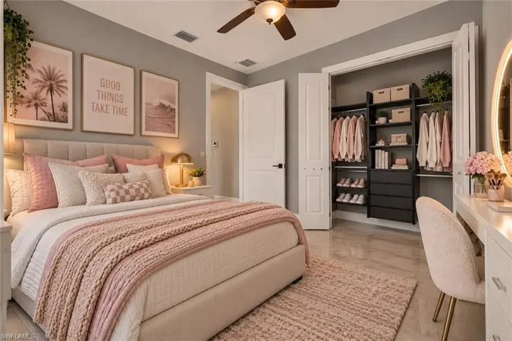 Virtually staged using AI-generated furnishings and décor. Actual property is unfurnished.