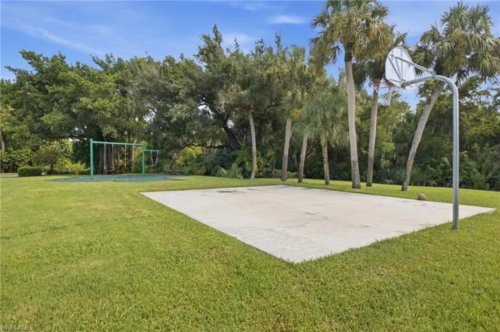 There's also a basketball court, perfect for a casual game. Just another way the community offers an active, sort of outdoor