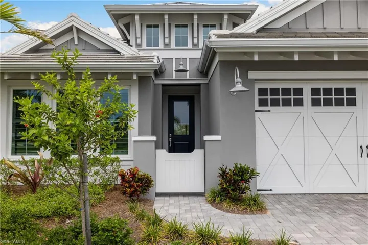 Gated front entrance