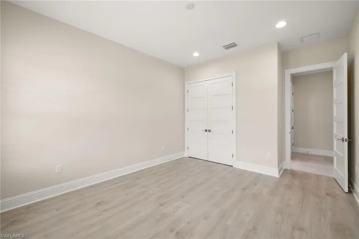 Guest bedroom, spacious closet storage