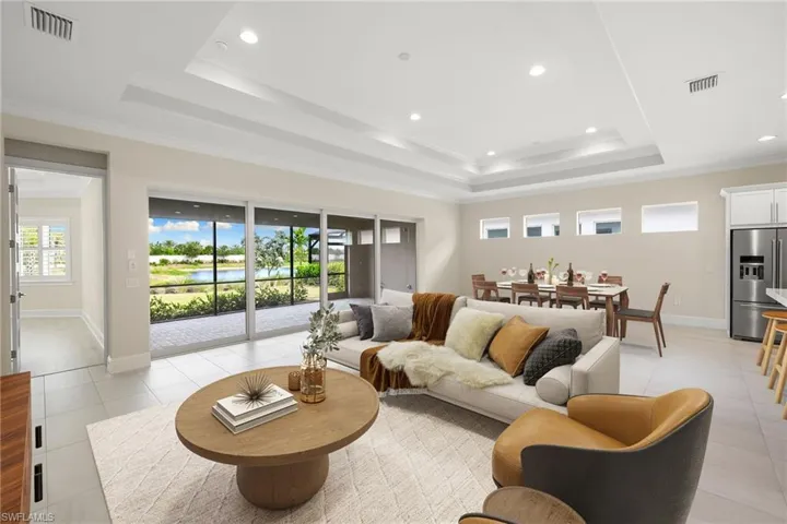 Virtually Staged Living Area