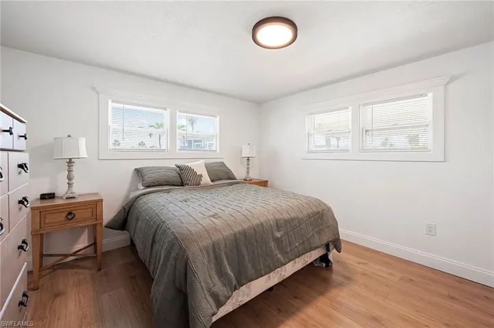 Bedroom featuring light hardwood / wood-style flooring