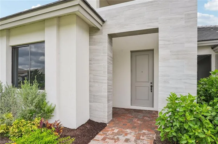 View of exterior entry