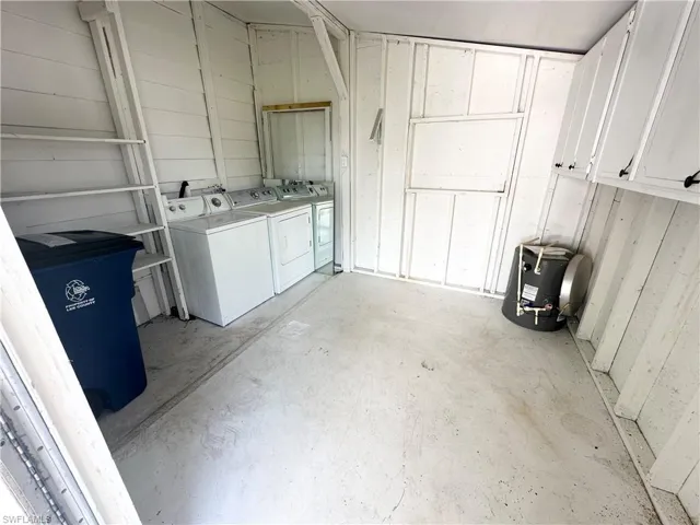 Laundry/storage/workshop