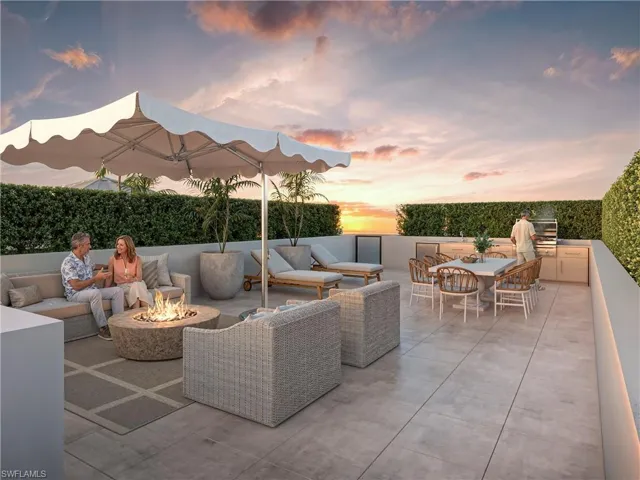 Private rooftop terrace