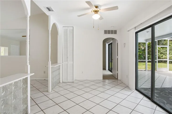 FRONT HOUSE DINING + SLIDERS TO COURTYARD POOL/POOL DECK