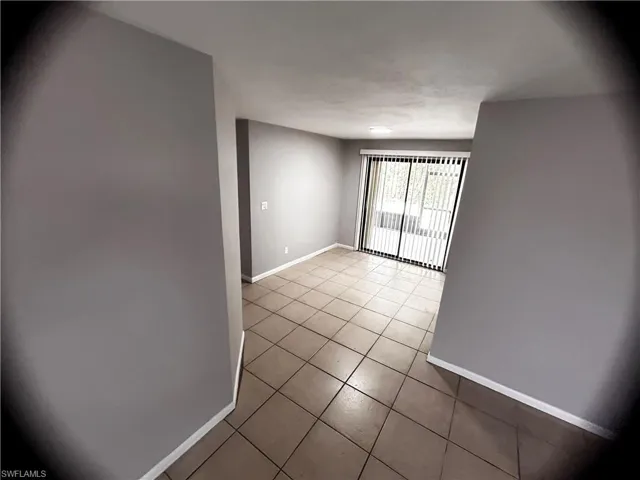 view into the dining room