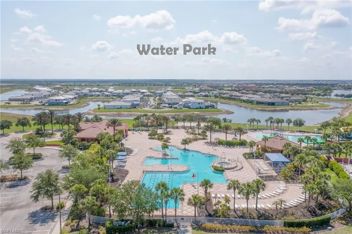 Aerial view of Water Park area