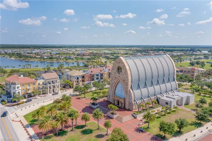 Aerial view of Ave Maria
