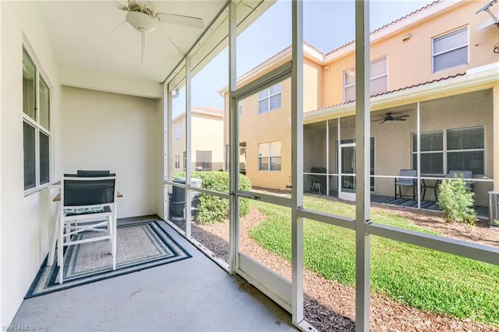 Screened lanai