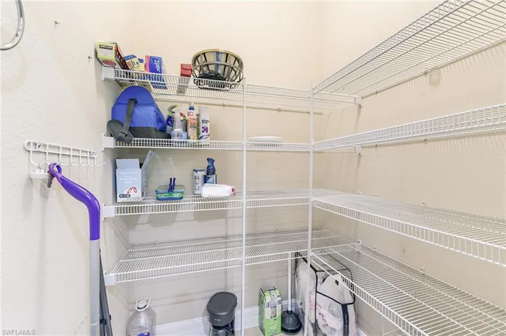 Walk-in kitchen pantry