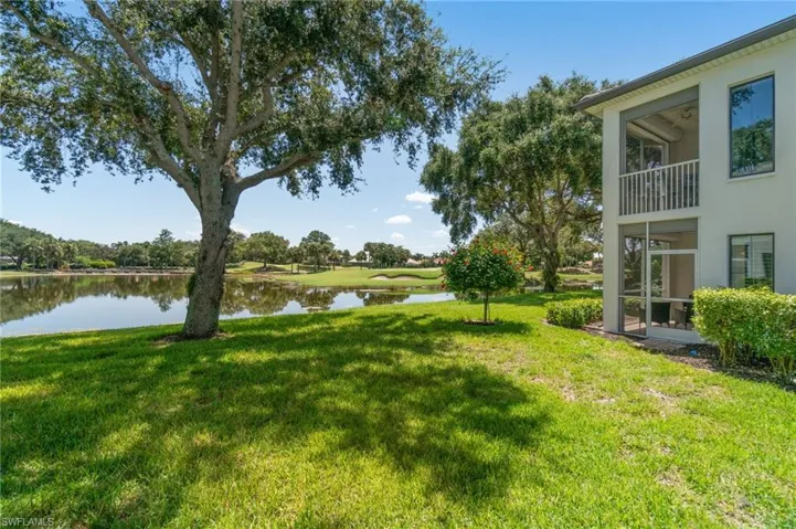 Side of Condo and lake
