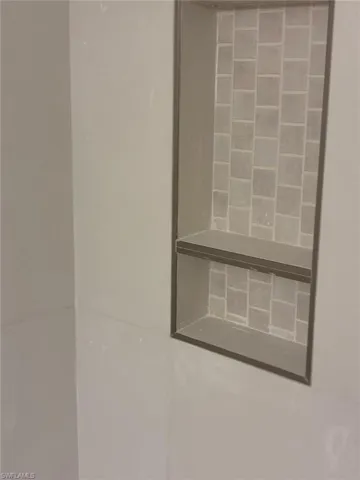 Brand new shower in guest bathroom