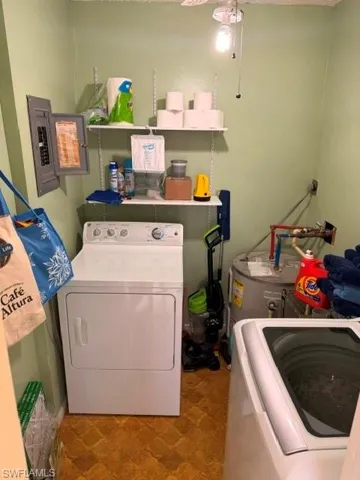 Laundry on sunroom