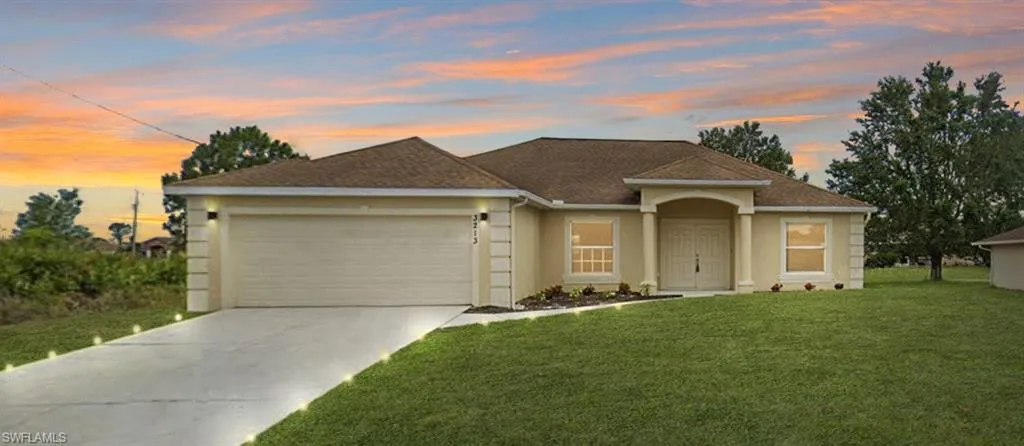 BEAUTIFUL EXTERIOR SITUATED ON AN EXPANSIVE LOT.
