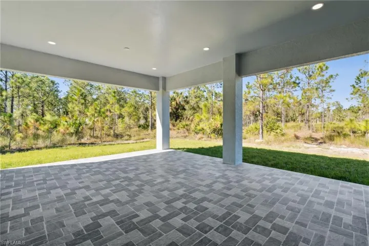 View of patio