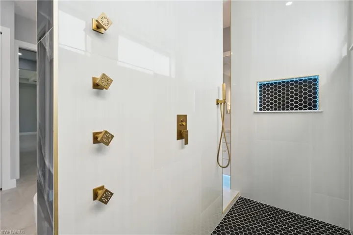 Bathroom with a shower