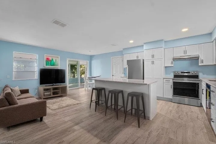 Virtually staged with furniture