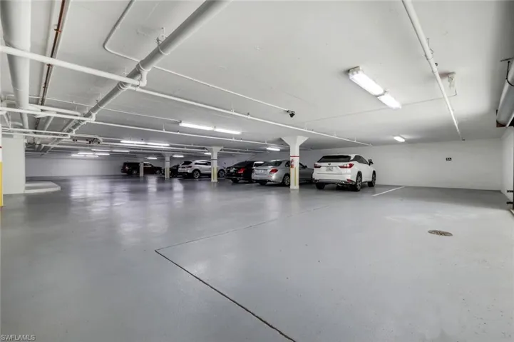 View of parking garage