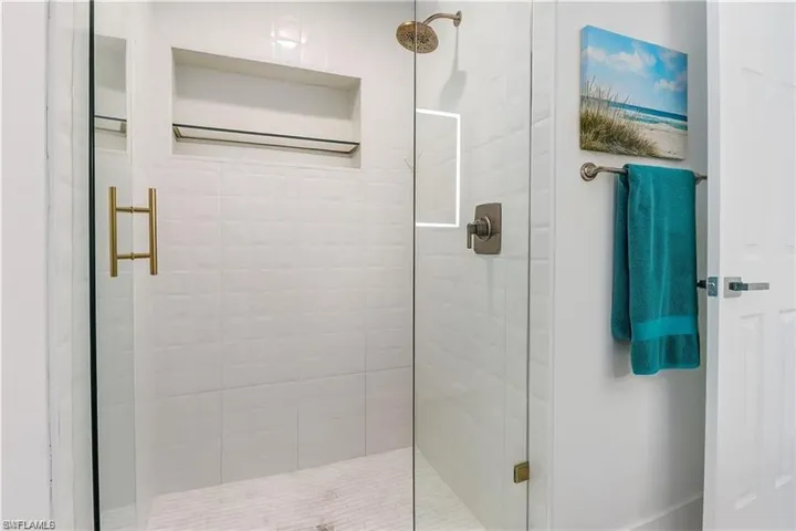 Full bath with a stall shower