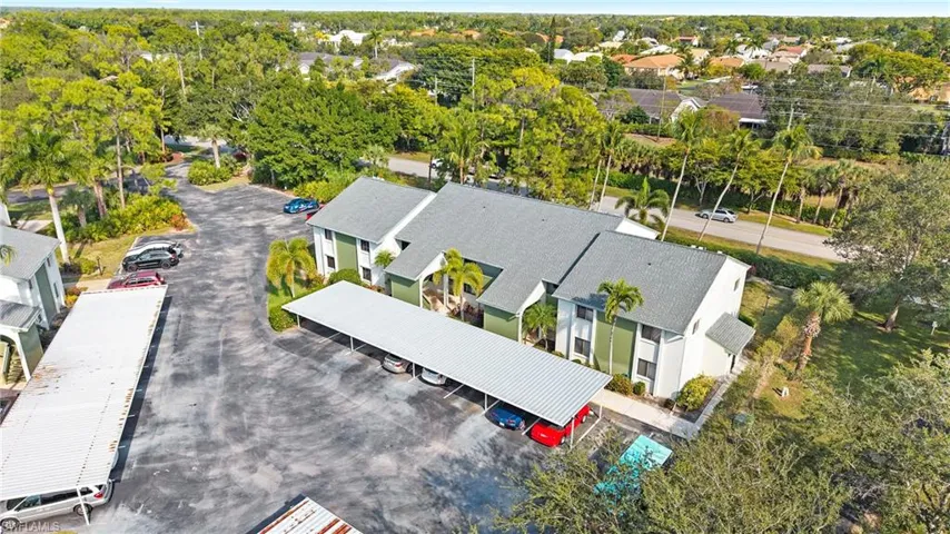 Aerial perspective of the area