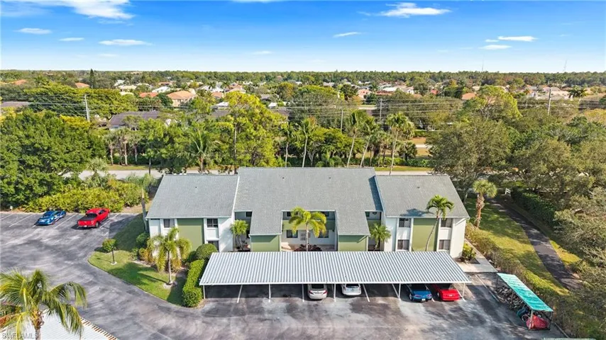 View from above of property