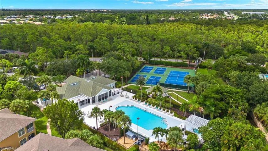 Bird's eye view of amenties