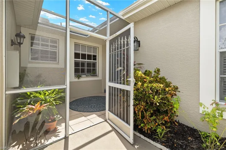 Inviting screened entry