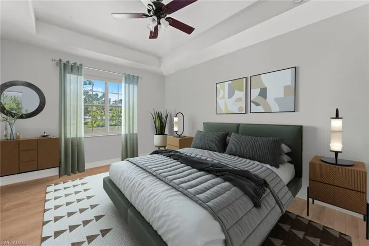 ***VIRTUALLY STAGED*** Master bedroom
