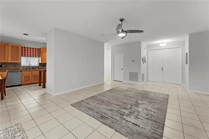 Great room looking towards front entry