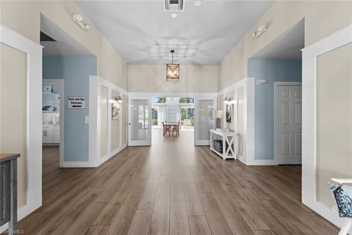 Interior of clubhouse