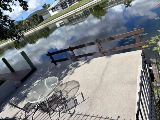 View of patio