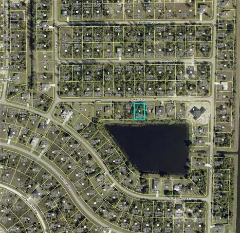 Aerial view of property's location