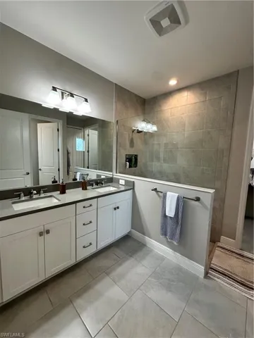 Primary Ensuite with a large walk in shower