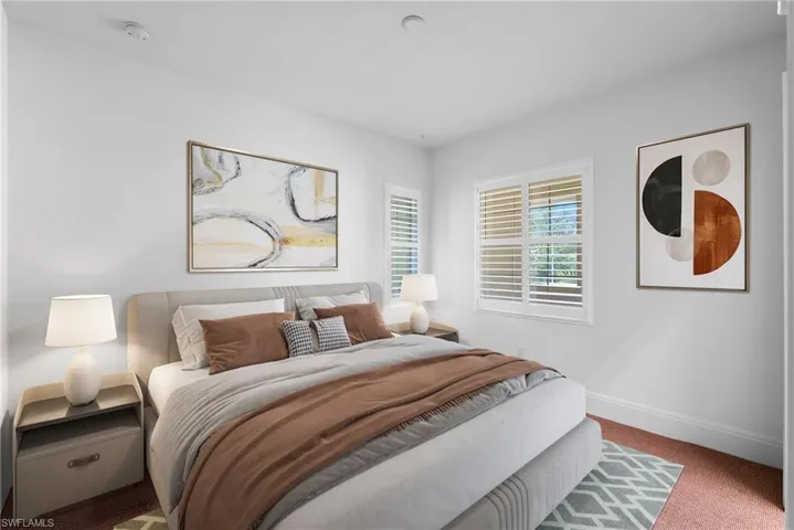 guest room virtually staged