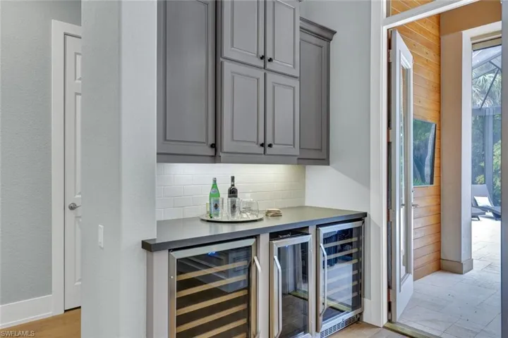 Wine Bar w/ Beverage Center Ideal for Entertaining
