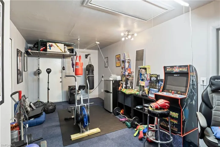 View of exercise area