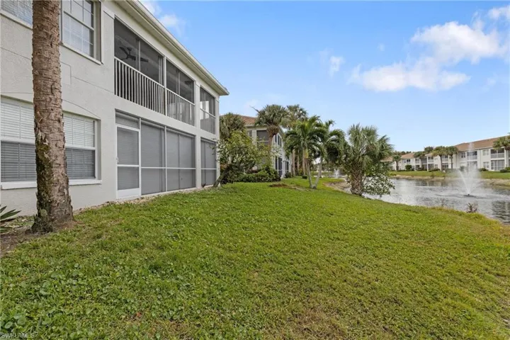 View of yard featuring a water view