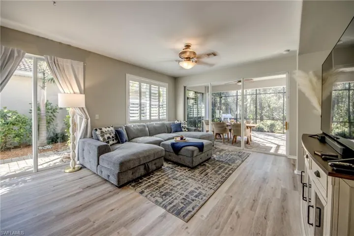 Bright and comfortable living area