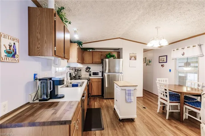 Kitchen view from living room