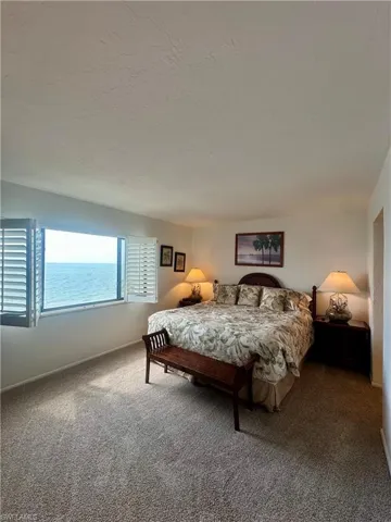 Property view of water with a view of the beach