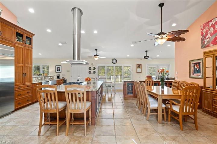 Main house kitchen & dining room
