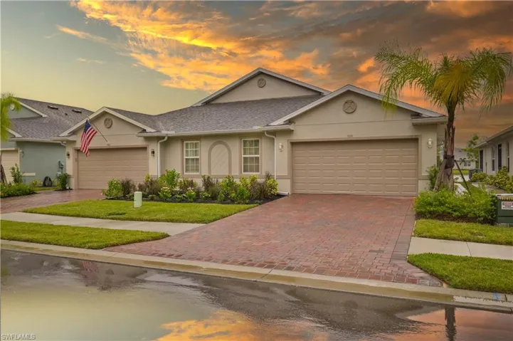 Carrington Villa with 2 car garage.