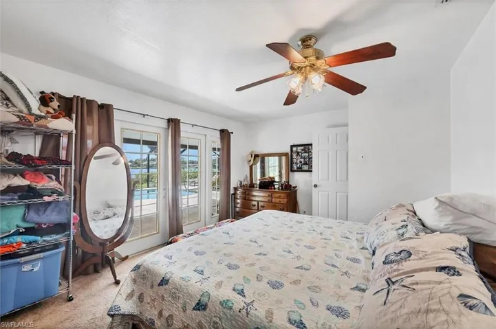 Primary Bedroom off the Pool