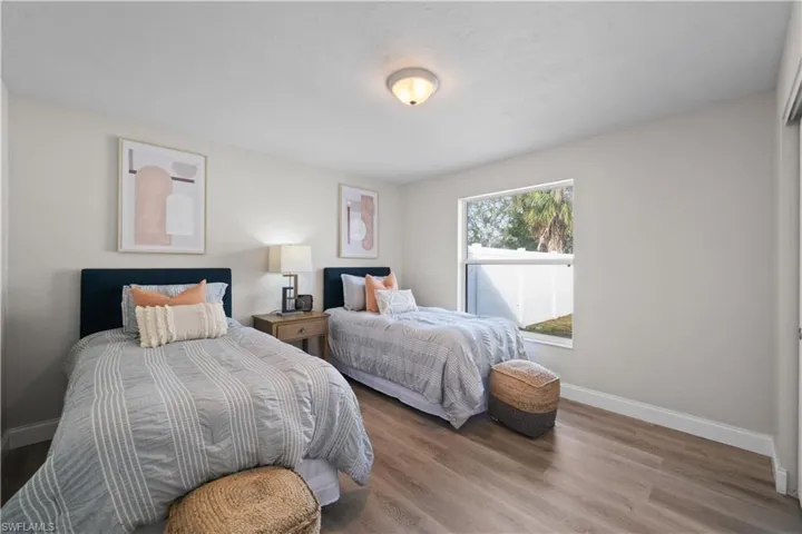 Bedroom featuring hardwood / wood-style floors