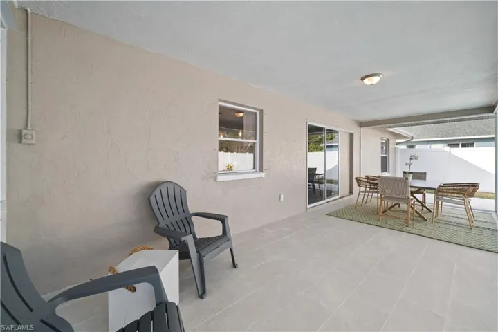 View of patio