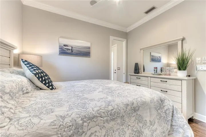 Bedroom 4 with pool bath at rear