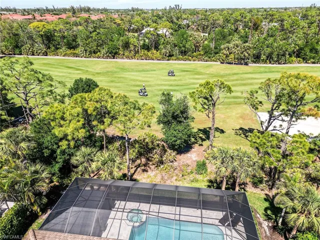 Cart path on the far side of the fairway