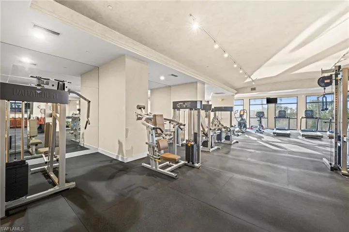 View of workout area